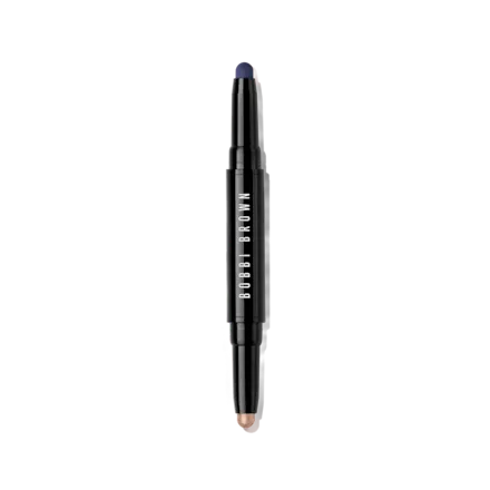 Dual-Ended Long-Wear Cream Eyeshadow Stick - Silk / Rich Navy
