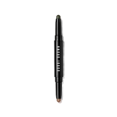 Dual-Ended Long-Wear Cream Eyeshadow Stick - Cafe / Gilded Green