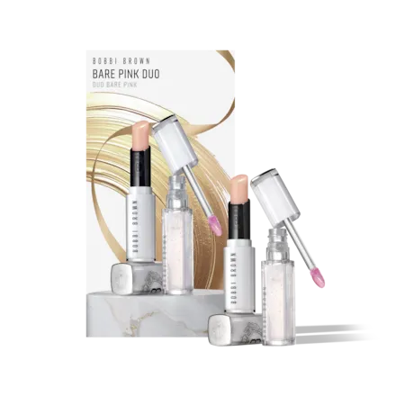 Bare Pink Lip Duo Gift Set - Extra Lip Tinted Balm<br>Extra Blushing Lip Oil