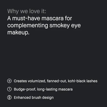 Smokey Eye Mascara